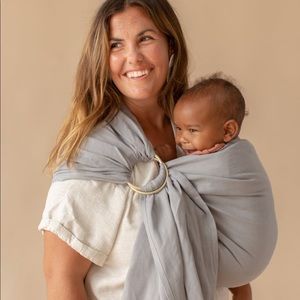 Wildbird Ring Sling - Gray with rose gold rings